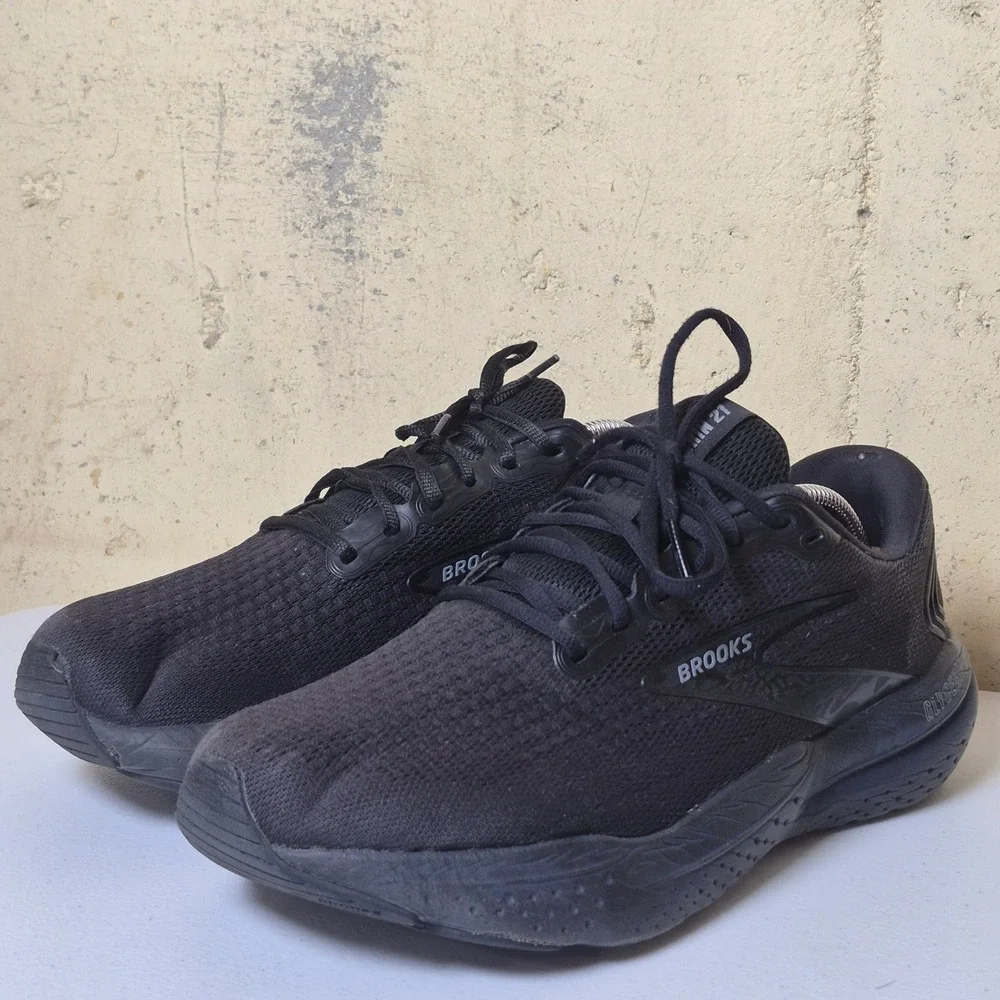Brooks Glycerin 21 Mens 11.5 D Black Trail Running Shoes